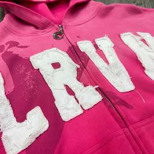 Conjunto de 2 Piezas de Sudadera con Capucha y Pantalones Deportivos Vintage con Lavado Ácido, Diseño 2025, Ropa Urbana con Pedrería para Hombre - Product Image 4