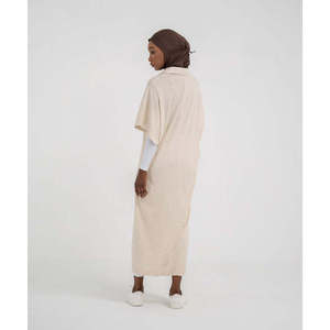 Women's <b>Linen</b> Collar Dress - Product Image 4