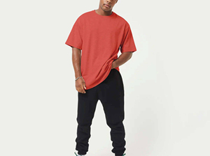 เสื้อยืดผ้าฝ้าย100% โอเวอร์ไซส์สำหรับผู้ชายเสื้อยืดพิมพ์ลายไหล่แบบกำหนดเอง - Product Image 4