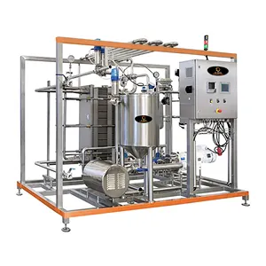 Automatic Curd Milk Pasteurizer 500lph Milk Processing Machine Low-Temperature Long Time Pasteurization