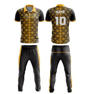 Fabrication professionnelle d'uniformes de cricket à manches courtes légers et confortables de haute qualité au meilleur prix - Product Image 4