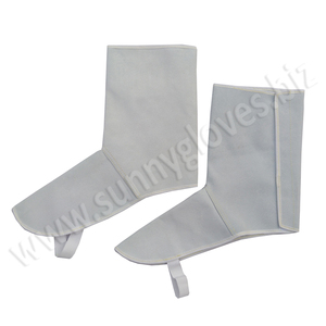 Spats เชื่อมหนังสำหรับช่างเชื่อมสารหน่วงไฟ Coveralls ความปลอดภัยป้องกันหนัง Spats - Product Image 4