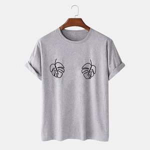 T-shirt de couleur unie pour hommes T-shirts de haute qualité personnalisés à coupe unie Toutes les couleurs à la demande personnalisée - Product Image 1