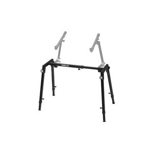QUIK LOK - WS/421, Soporte para teclado/mezclador de alta resistencia, Altura ajustable 65-96 Cm, pliegues planos, Expandible, 8Kg, Negro - Product Image 3
