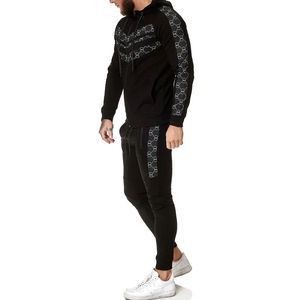 Survêtement de gymnastique à capuche pour hommes Offre Spéciale pour la course d'hiver Vêtements de sport personnalisés avec motif solide Nouveau design - Product Image 2