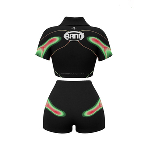 Conjunto de Sudadera con Capucha y Pantalones Cortos Lisos Unisex, Chándal Personalizado de Algodón, Conjuntos de Pantalones Cortos de Verano para Hombre, Ropa Deportiva - Product Image 2