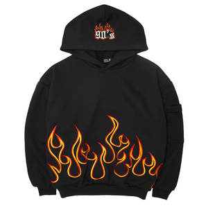 OEM ODM personalizado hombres Rhinestone sudaderas con capucha DTG DTF sublimación sudadera Streetwear pulóver ropa Casual - Product Image 6