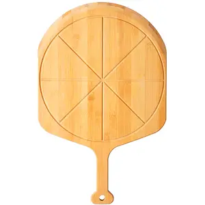 Grosir piza dan piring roti dayung menyajikan papan kayu bambu Pizza kupas buah papan potong aksesoris dapur peralatan masak