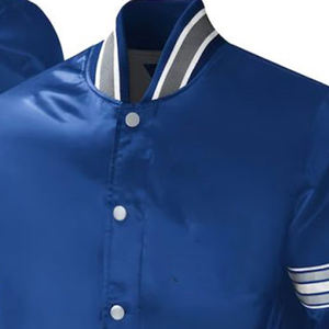 2025 Vestes d'université pour hommes avec logo personnalisé Plus Size Plain Letterman Jacket avec option de vente en gros - Product Image 2