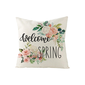 Housse de Coussin Brodée Personnalisée Décorative en Coton Biologique avec Logo Personnalisé - Product Image 2