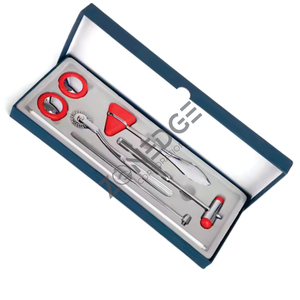 Mejor venta 5-en-1 Manual de acero Neurológico Reflex Hammer Herramienta de diagnóstico de percusión médica - Product Image 2