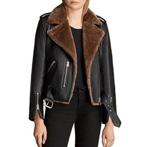 Chaqueta de Piel de Oveja para Mujer, Diseño Nuevo, Hecha a Medida, Chaquetas de Piel de Oveja para Mujer - Product Image 2