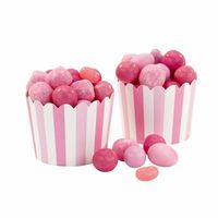 Tasses à crème glacée en papier rose Cinéma Popcorn Lot de 20 étuis à cupcakes Cuisson Muffin Doublures Traiter les baignoires pour enfants Anniversaire Fête de mariage
