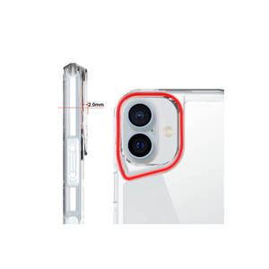 Coque en silicone antichoc SAFA T-Max Premium pour iPhone 16 Plus, coque arrière transparente électro-plaquée, élégante, INS, téléphone portable - Product Image 4