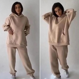 ชุดวอร์มสองชิ้นสำหรับฤดูหนาวของผู้หญิงชุดสูทขนาดใหญ่สำหรับ2021ฤดูใบไม้ร่วง - Product Image 2