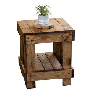 Decorative design wooden end <b>table</b> beside <b>sofa</b> decorative vase <b>table</b> for home furniture living room bedroom office decoration - Product Image 1