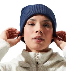 Nouveau style Bonnet confortable de couleur unie pour femmes Bonnets côtelés respirants de bonne qualité pour femmes - Product Image 2