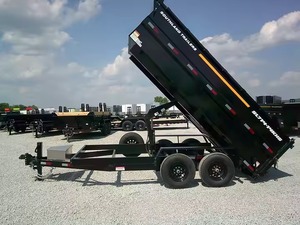 รถพ่วงดัมพ์สำหรับงานหนัก14,000ปอนด์ (7ตัน) เฟรมเสริมและคุณสมบัติประสิทธิภาพสูง - Product Image 3