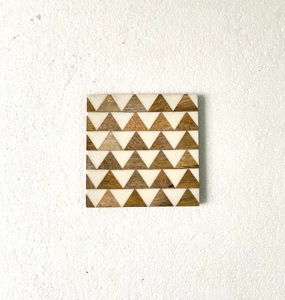 Dessous de verre élégants en bois d'acacia et résine, tapis de table de mariage, matériau écologique, design classique pour boissons, tapis et serviettes - Product Image 6