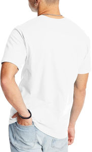 Nuevo diseño personalizado hecho OEM superventas Camiseta de cuello redondo para hombre 100% algodón liso de alta calidad con diseño de logotipo personalizado para hombres - Product Image 5