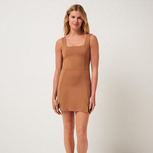 Robes de golf pour femmes en gros personnalisées OEM ODM, vêtements de sport légers et tendance, élasthanne/coton, sérigraphie - Product Image 5