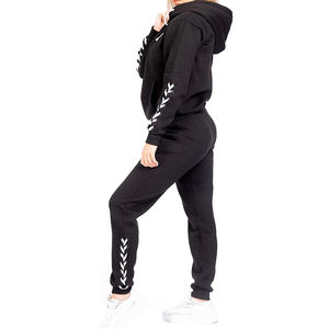 Conjunto Deportivo de Mujer, Sudadera Holgada y Pantalones Deportivos Transpirables de Alta Calidad, en Felpa de Poliéster/Algodón, Modelo 2026 - Product Image 4