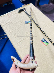 Venta caliente y alta calidad de bastón de cuerno de búfalo y buey con mango de cuerno de búfalo bastón de cuerno personalizado por FWE - Product Image 2