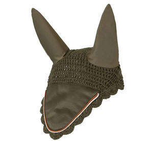 Dernier modèle Bonnet d'oreille de cheval de bonne qualité disponible en toutes les couleurs Nouveau design Logo personnalisé Voile de mouche de cheval équestre - Product Image 1