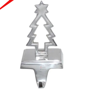 Global Products New Decorative Silver Nickel Plated Reindeer <b>Stocking</b> <b>Holders</b> - Product Image 3