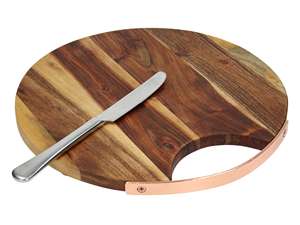 Tabla de cortar de madera de forma redonda antigua con mango, nuevo diseño de utensilios de cocina, tabla de picar de madera, exportación, gran oferta - Product Image 6