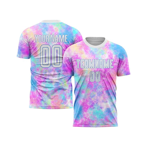 Maillot de football personnalisé en tissu 100% polyester, manches courtes, respirant, séchage rapide, léger, unisexe, adulte - Product Image 5