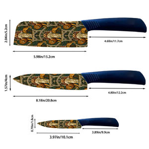 Couteau de chef en céramique, livraison gratuite, personnalisé en plastique, pour la cuisine quotidienne, prix d'usine de haute qualité, fait à la main, compatible lave-vaisselle, ambidextre - Product Image 2