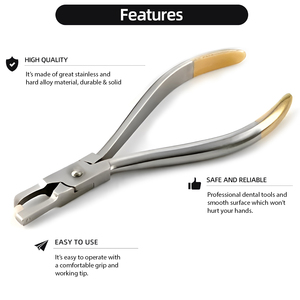 Pince de retrait de support antérieur Outils de retrait d'orthodontie Instrument de retrait de support droit - Product Image 2