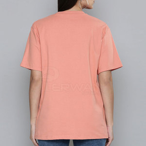 Último estilo personalizado color mujeres camiseta de gran tamaño al por mayor personalizada mujeres camiseta de gran tamaño - Product Image 2