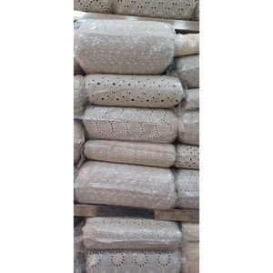 2024 superventas a la venta Jacquard impreso sarga rayas ojal arrugado traje de baño tela para vestido mameluco niñas niños y camisas - Product Image 1