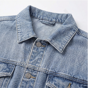 Chaqueta Vaquera Personalizada de Alta Calidad para Hombre con Cuello Alto y Logotipo Frontal, Prenda Exterior Transpirable, Tallas y Colores Personalizables - Product Image 4