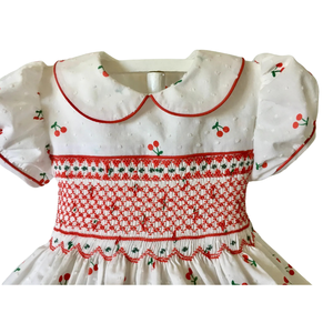 Vestido de lino suave hecho a mano para niñas pequeñas, estilo informal para el primer cumpleaños de niños pequeños, OEM hecho en Vietnam - Product Image 2