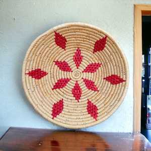 Dernier prix authentique panier mural tissé à la main panier en osier assiettes murales décoratives décorations murales traditionnelles - Product Image 3