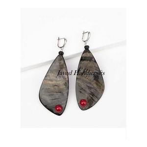 High Quality Handmade <b>Buffalo</b> <b>Horn</b> and Resin Earring Hot Selling Animal Style with Polished Technique Low Price on Sale - Product Image 4