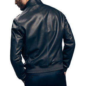 Chaquetas de Cuero Personalizables para Hombre de Alta Calidad, Cuello Alto, Secado Rápido, Cómodas, Ropa de Calle, Diseño Nuevo de Invierno, Gran Venta - Product Image 3