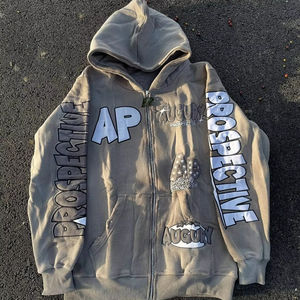 OEM personnalisable 100% pull à capuche classique de haute qualité pour hommes 280-300 Gsm polaire (mélange coton-polyester) doublé numérique - Product Image 1