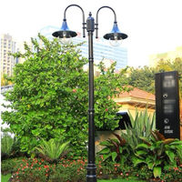 Lumière LED résidentielle pour route, lumière de jardin, lumière de pelouse, lumière de villa, lumière de paysage, lumière extérieure imperméable à haute hauteur, 7Magic, style européen