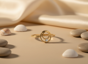 Anillo Vintage de Oro de 14k con Diamante Creado en Laboratorio, Corte Brillante Redondo, Joyería para Mujer, Anillo de Compromiso, Boda, Aniversario, Banda Personalizada OEM ODM - Product Image 3