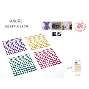 สติกเกอร์เพชรตกแต่งสีสันสดใสขนาดเล็ก - Product Image 1