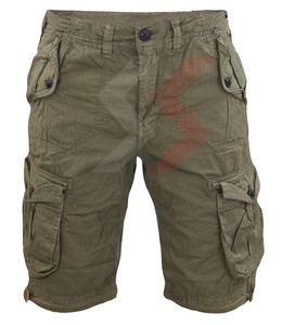 Pantalon court à poches multiples Short utilitaire en coton corduroy à taille élastique Pantalon court en polaire Prix de gros - Product Image 1