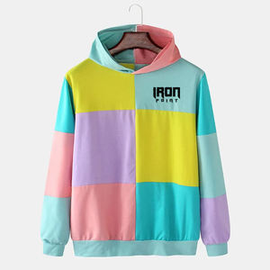 OEM High Quality Men's Thermal Fleece Hoodie Custom Plain Cotton Sweatshirts with Logo Printed for Winter - Product Image 1