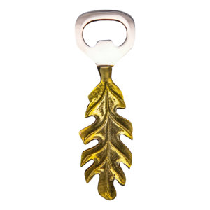 Ouvre-bouteille en forme de feuille d'or Offre Spéciale pour les mariages de cadeaux utilisation de restaurant de fête de Noël à bas prix - Product Image 1