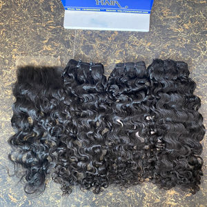 Paquetes de cabello humano 100% más vendidos cabello virgen vietnamita crudo rizado birmano 20 pulgadas - Product Image 1