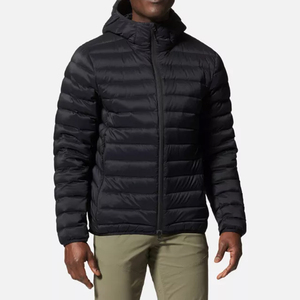 Mens Lightweight Puffer <b>Jacket</b> <b>Waterproof</b> Breathable Polyester Coat for Travel Casual Wear with Custom Logo Option - Product Image 3