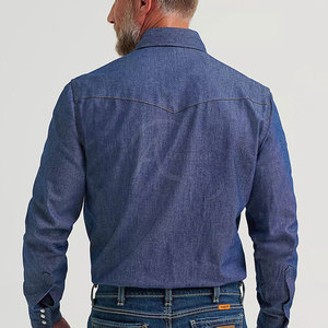 Best Quality <b>Jeans</b> <b>Work</b> Shirt Soft Nylon / Polyester Material <b>Jeans</b> <b>Work</b> Shirt For Workers - Product Image 2